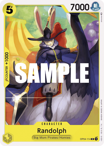 Randolph OP04-114 Kingdoms of Intrigue One Piece Karte