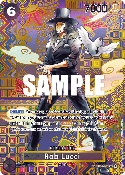 Rob Lucci OP03-092 (Parallel 2) Awakening of the New Era One Piece Karte