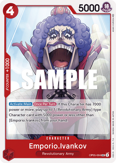 Emporio.Ivankov OP05-004 Awakening of the New Era One Piece Karte