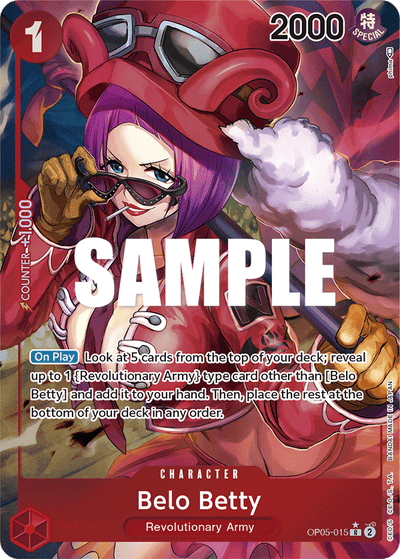 Belo Betty OP05-015 (Parallel 1) Awakening of the New Era One Piece Karte
