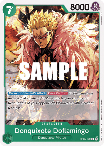 Donquixote Doflamingo OP05-029 Awakening of the New Era One Piece Karte