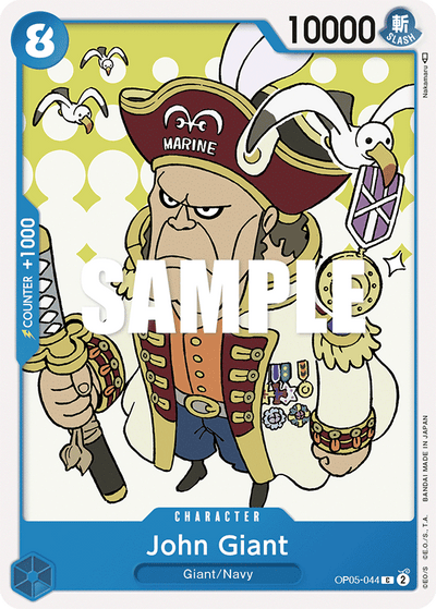 John Giant OP05-044 Awakening of the New Era One Piece Karte