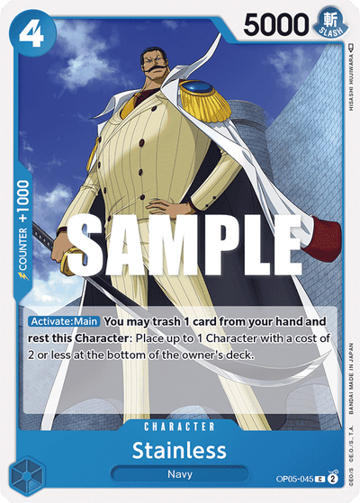Stainless OP05-045 Awakening of the New Era One Piece Karte