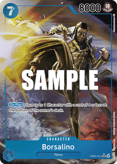 Borsalino OP05-051 (Parallel 1) Awakening of the New Era One Piece Karte
