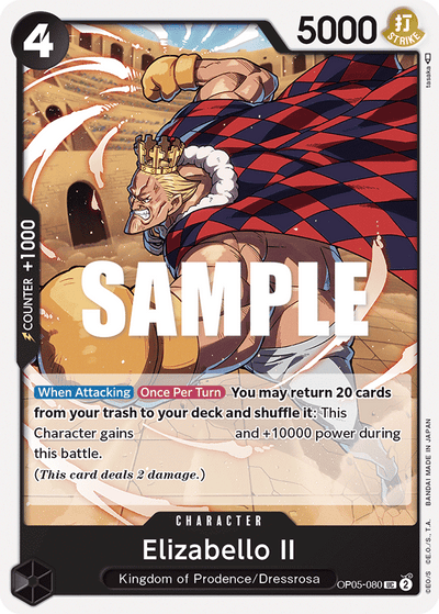 Elizabello II OP05-080 Awakening of the New Era One Piece Karte
