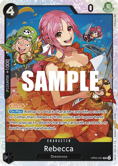 Rebecca OP05-091 Awakening of the New Era One Piece Karte