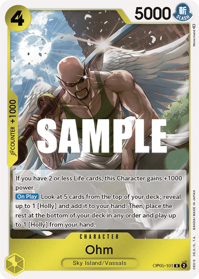 Ohm OP05-101 Awakening of the New Era One Piece Karte