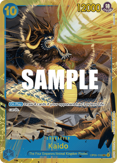 Kaido OP05-118 Awakening of the New Era One Piece Karte