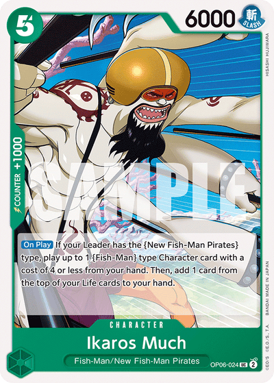 Ikaros Much OP06-024 Wings of the Captain One Piece Karte