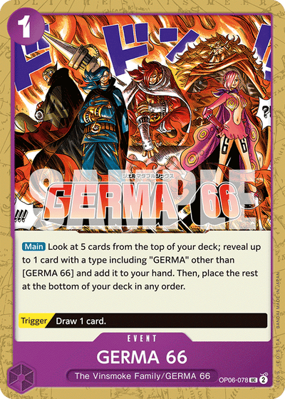 GERMA 66 OP06-078 Wings of the Captain One Piece Karte