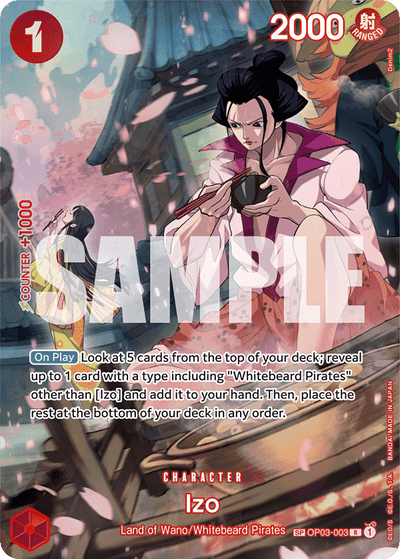 Izo OP03-003 (Parallel 1) 500 Years in the Future One Piece Karte