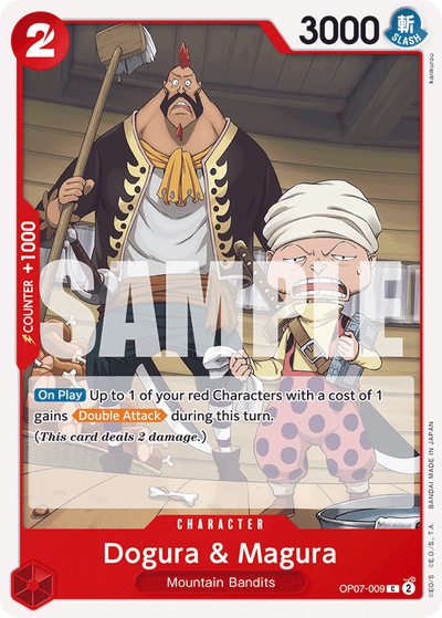 Dogura &amp; Magura OP07-009 500 Years in the Future One Piece Karte