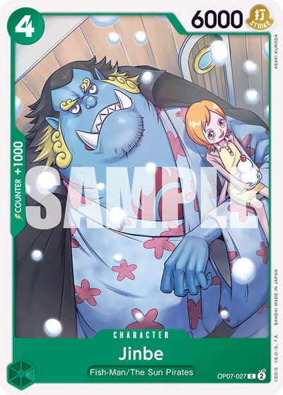 Jinbe OP07-027 500 Years in the Future One Piece Karte