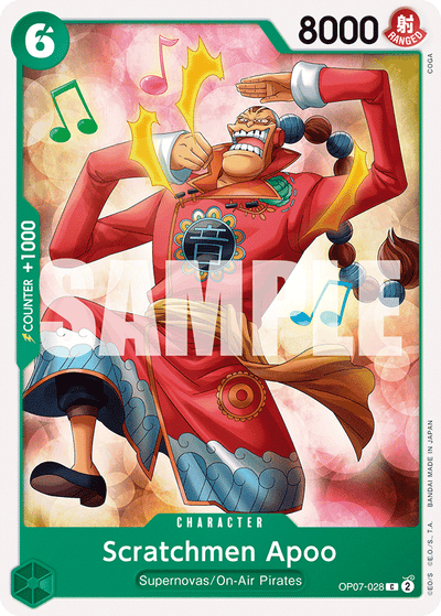Scratchmen Apoo OP07-028 500 Years in the Future One Piece Karte