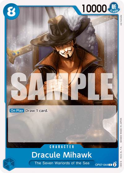 Dracule Mihawk OP07-044 500 Years in the Future One Piece Karte