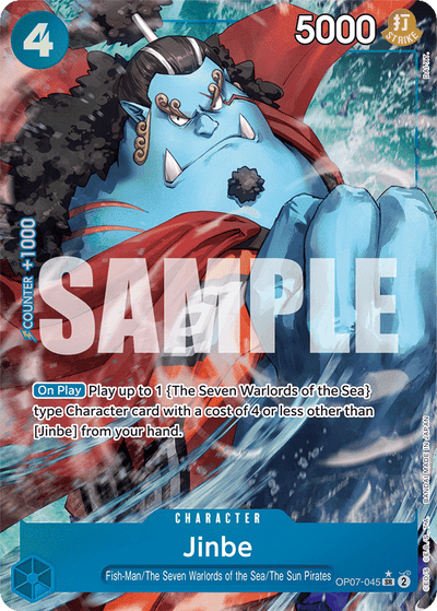 Jinbe OP07-045 (Parallel 1) 500 Years in the Future One Piece Karte