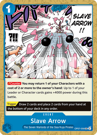 Slave Arrow OP07-056 500 Years in the Future One Piece Karte