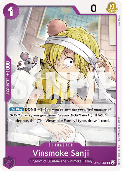 Vinsmoke Sanji OP07-061 500 Years in the Future One Piece Karte