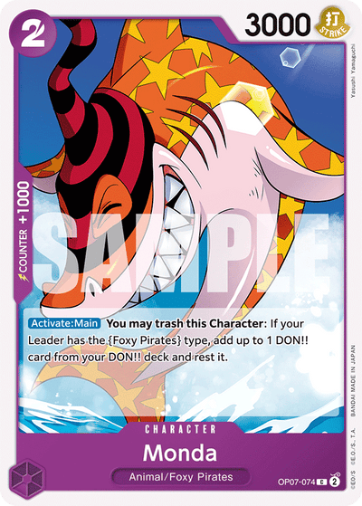 Monda OP07-074 500 Years in the Future One Piece Karte
