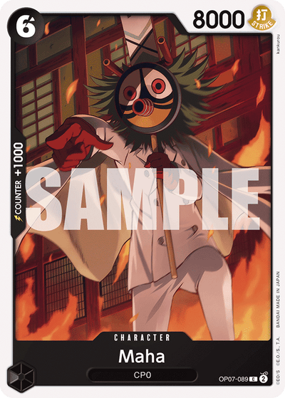 Maha OP07-089 500 Years in the Future One Piece Karte