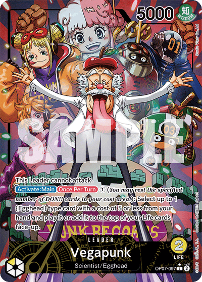 Vegapunk OP07-097 (Parallel 1) 500 Years in the Future One Piece Karte