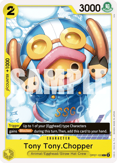 Tony Tony.Chopper OP07-103 500 Years in the Future One Piece Karte