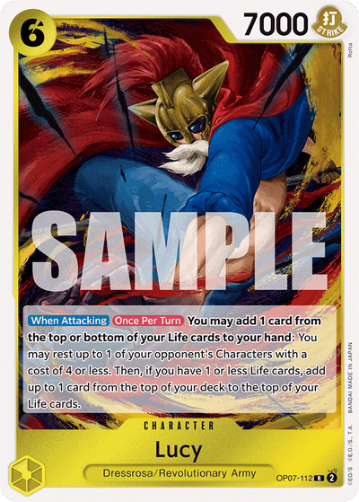 Lucy OP07-112 500 Years in the Future One Piece Karte