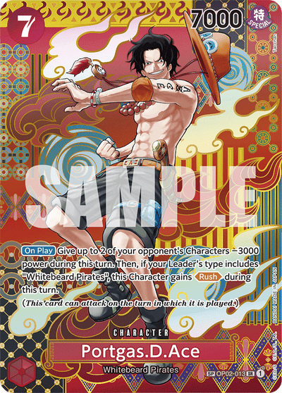 Portgas.D.Ace OP02-013 (Parallel 3) Two Legends One Piece Karte