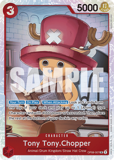 Tony Tony.Chopper OP08-007 Two Legends One Piece Karte