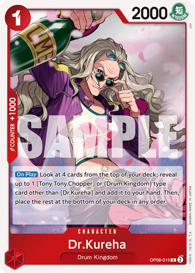 Dr.Kureha OP08-015 Two Legends One Piece Karte