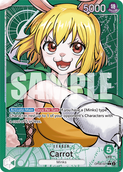 Carrot OP08-021 (Parallel 1) Two Legends One Piece Karte