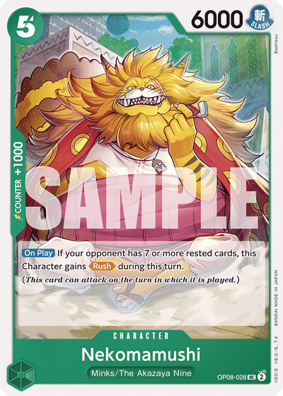 Nekomamushi OP08-028 Two Legends One Piece Karte