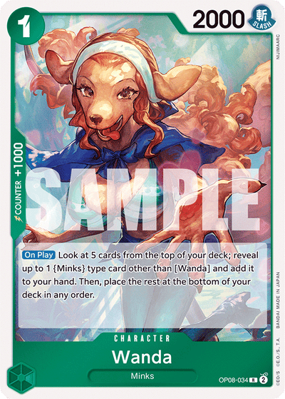 Wanda OP08-034 Two Legends One Piece Karte
