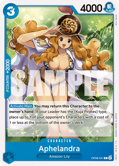 Aphelandra OP08-041 Two Legends One Piece Karte