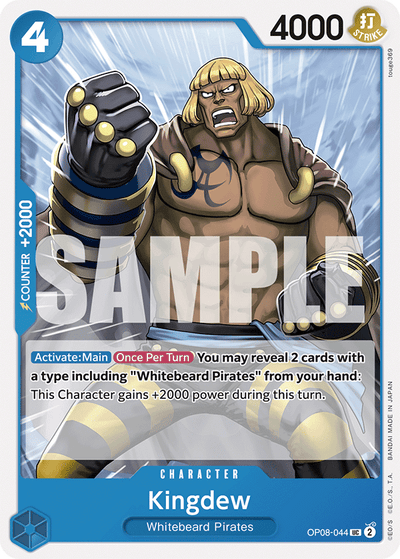 Kingdew OP08-044 Two Legends One Piece Karte
