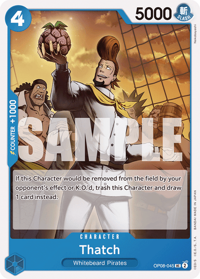 Thatch OP08-045 Two Legends One Piece Karte