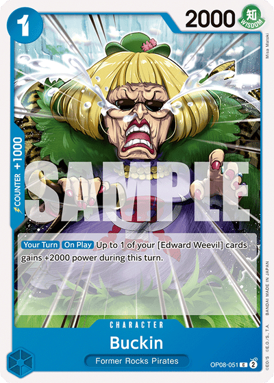 Buckin OP08-051 Two Legends One Piece Karte