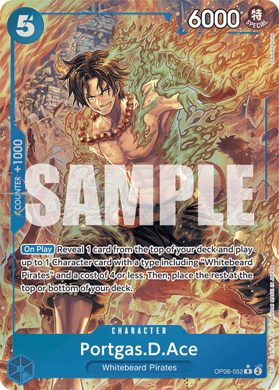 Portgas.D.Ace OP08-052 (Parallel 1) Two Legends One Piece Karte