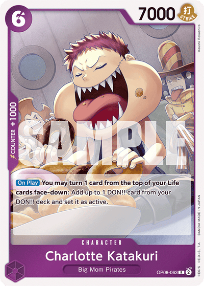 Charlotte Katakuri OP08-063 Two Legends One Piece Karte