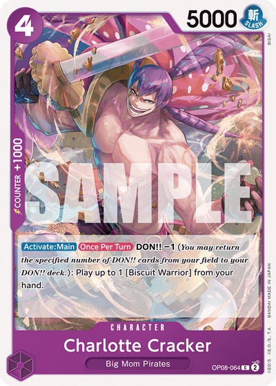 Charlotte Cracker OP08-064 Two Legends One Piece Karte