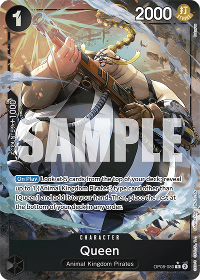 Queen OP08-080 (Parallel 1) Two Legends One Piece Karte