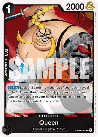 Queen OP08-080 Two Legends One Piece Karte