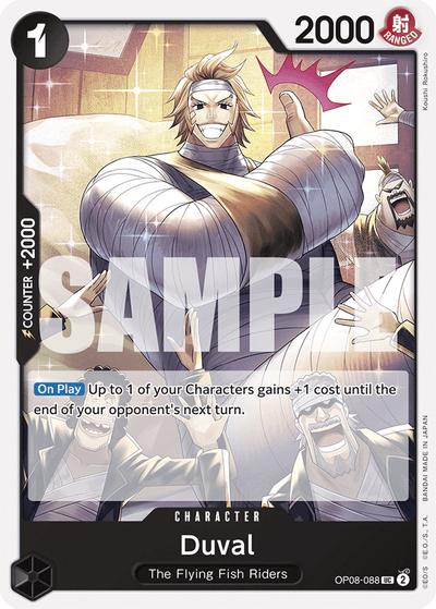 Duval OP08-088 Two Legends One Piece Karte