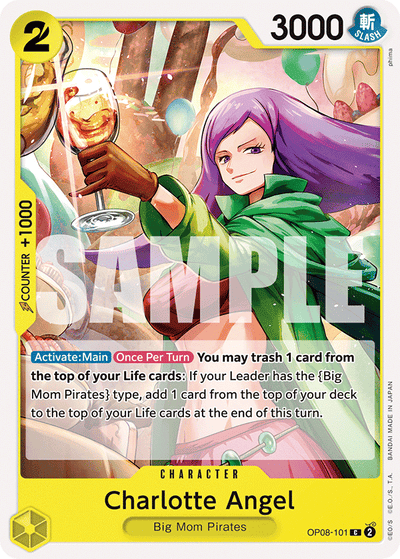 Charlotte Angel OP08-101 Two Legends One Piece Karte