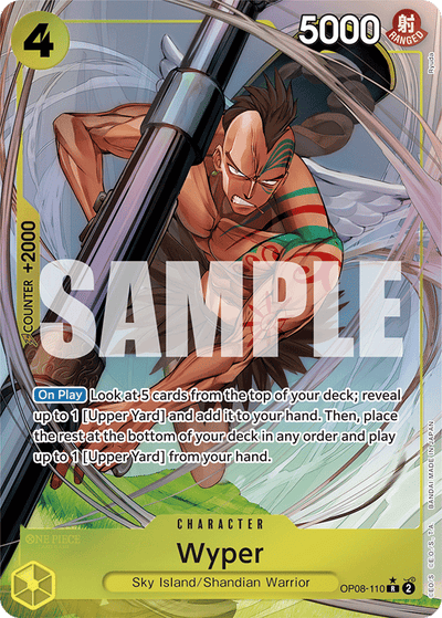Wyper OP08-110 (Parallel 1) Two Legends One Piece Karte