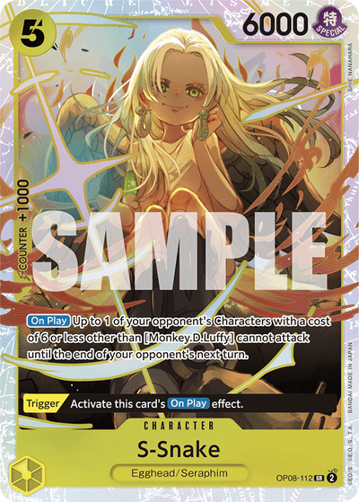 S-Snake OP08-112 Two Legends One Piece Karte