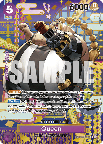 Queen ST04-005 (Parallel 1) Two Legends One Piece Karte