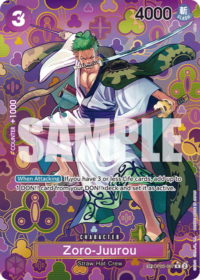 Zoro-Juurou OP05-067 (Parallel 4) Emperors in the New World One Piece Karte