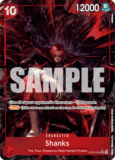 Shanks OP09-004 (Parallel 1) Emperors in the New World One Piece Karte