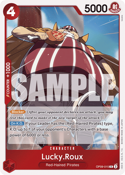 Lucky.Roux OP09-015 Emperors in the New World One Piece Karte